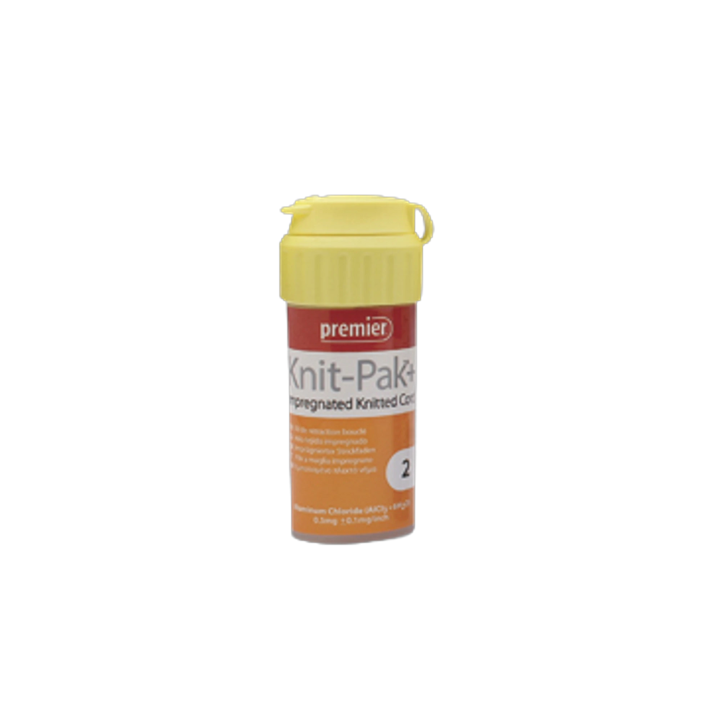 Premier - Knit-Pak Plus Impregnated Cord 2 Orange 100"