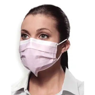 Crosstex - SecureFit Earloop Masks Pink 50/Bx