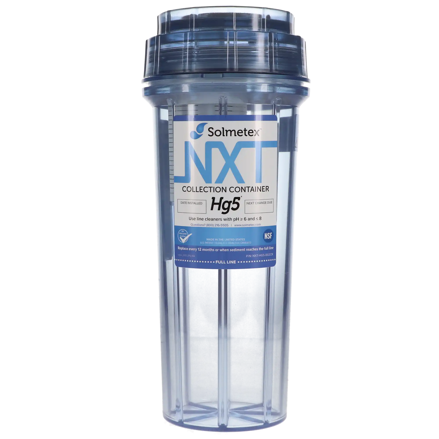Solmetex - NXT Hg5 Collection Container w/Recycle Kit