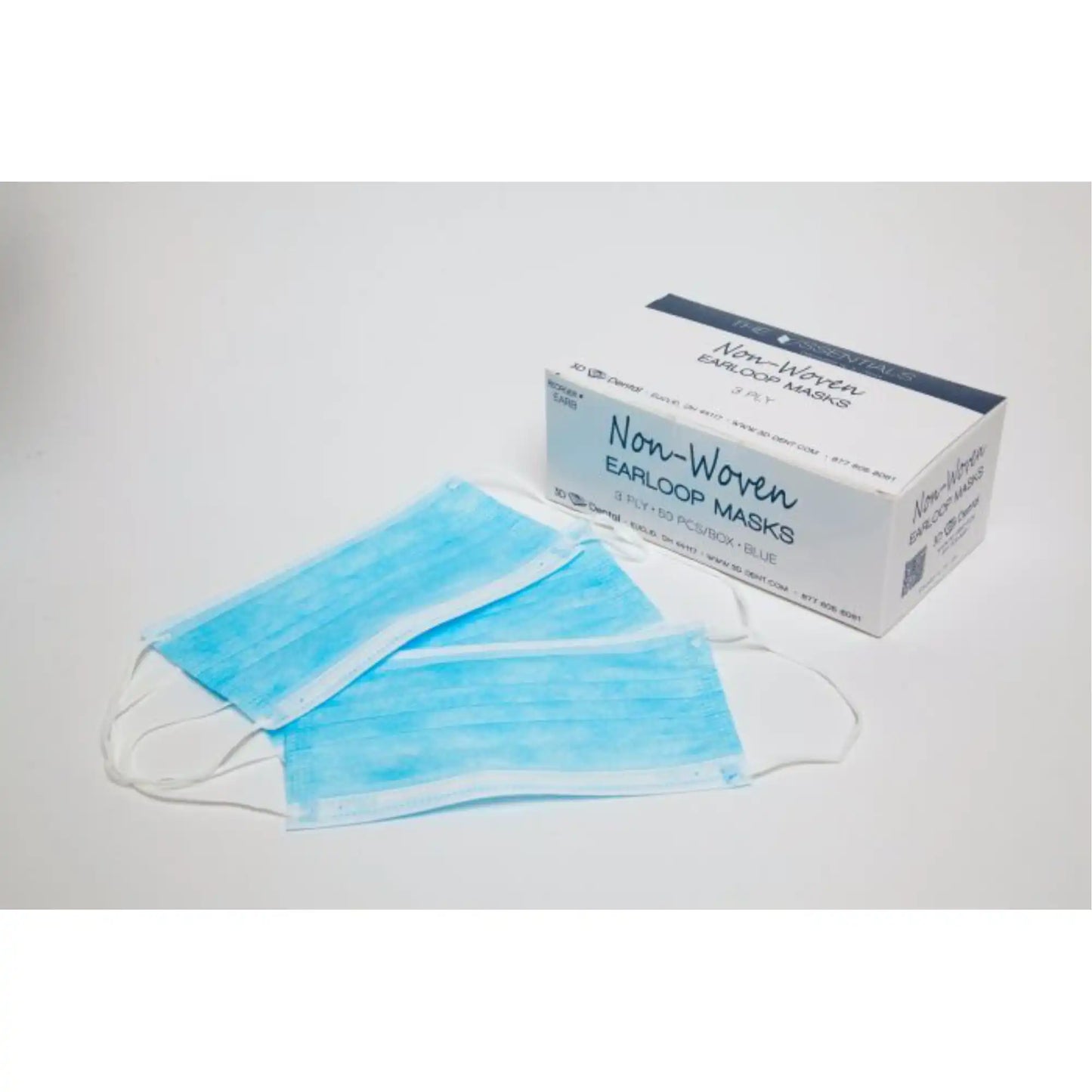 3D - Essentials Ear Loop Mask Multi Color 50/Box