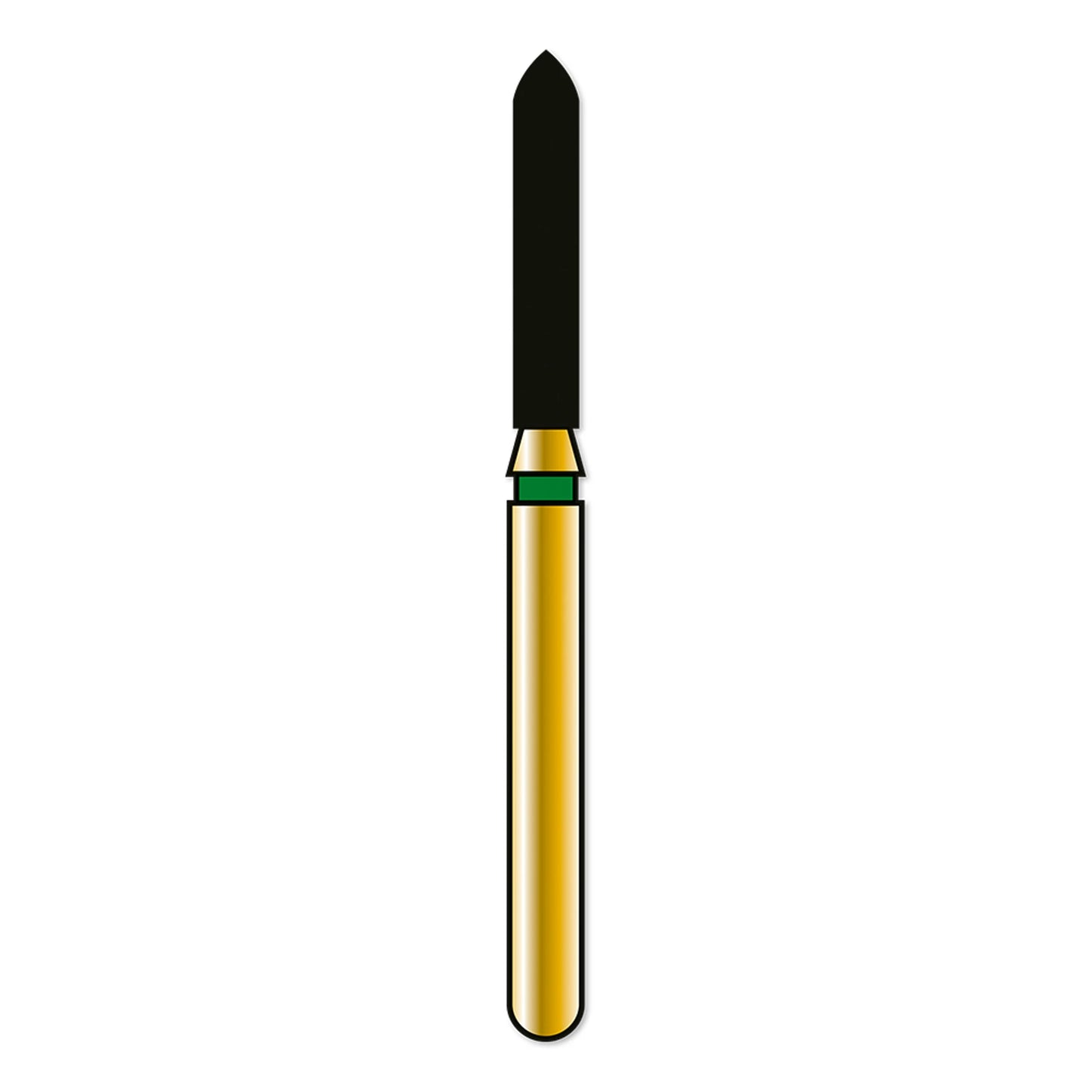 Coltene - Alpen Beveled Cylinder 5Pk, Coarse Grit Green
