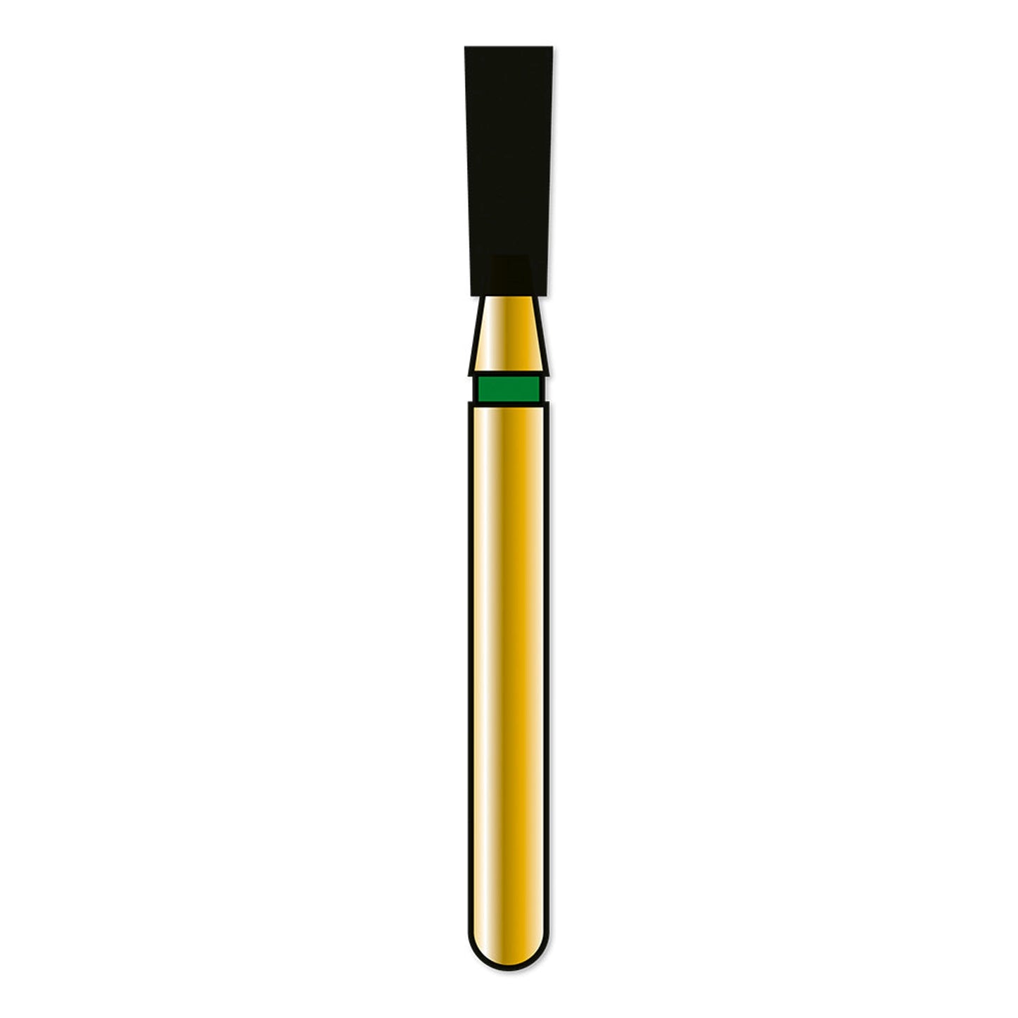 Coltene - Alpen Long Inverted Cone 5Pk, Coarse Grit Green