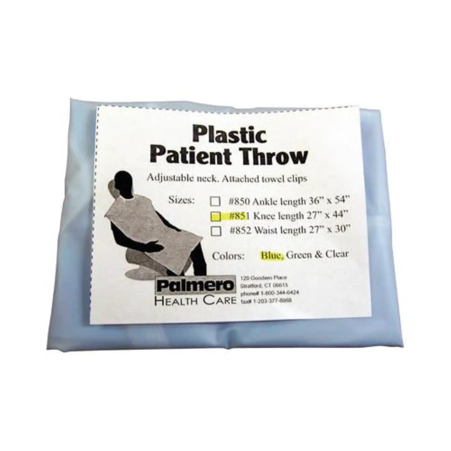 Palmero - Plastic-Knee Length (blue) 27" x 44"