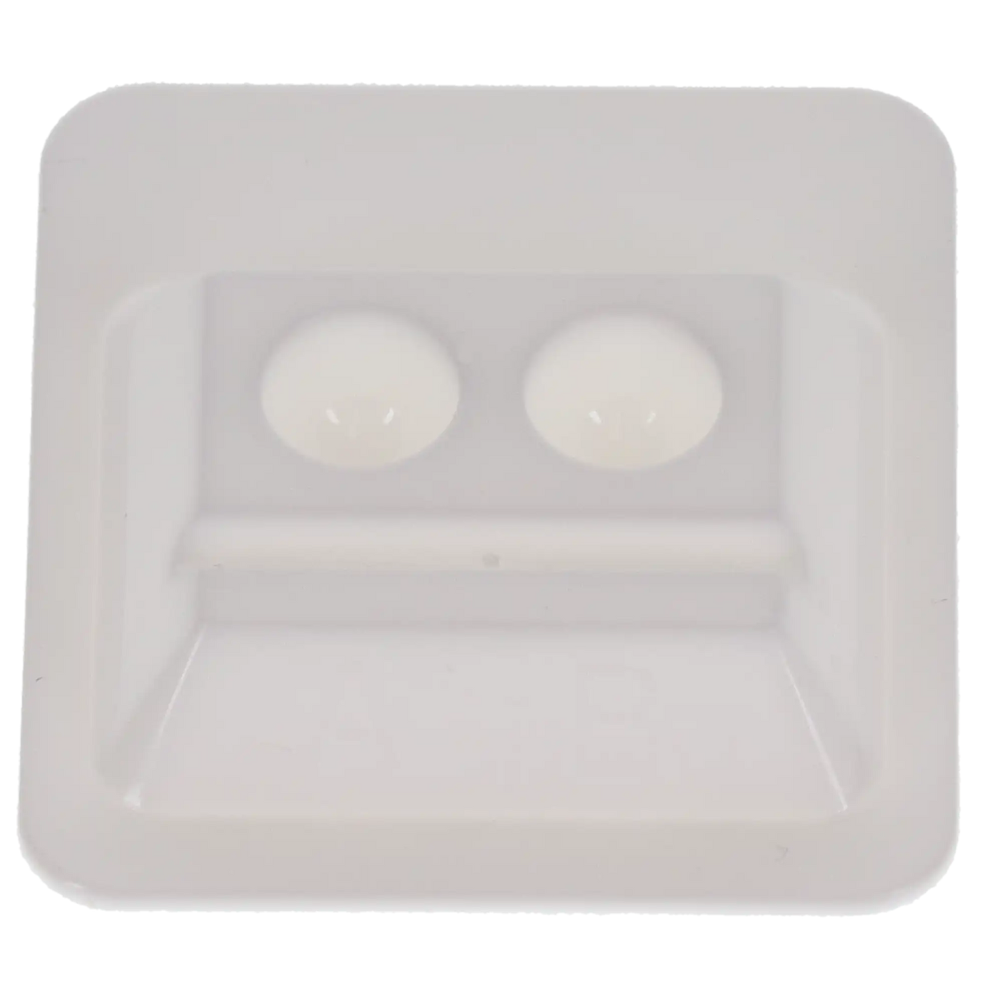 BondWell 2-Well Disposable Mixing Wells, White, bo (replaces PLA-900MWB-2)