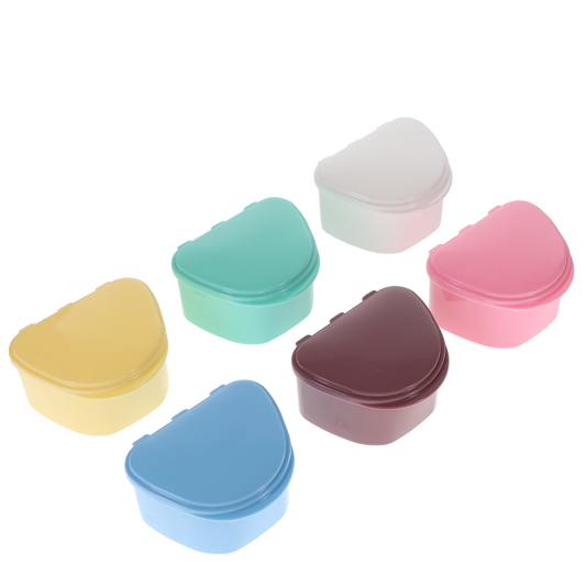 Plasdent - Classic Denture Bath 12Pcs/Box Assorted Colors