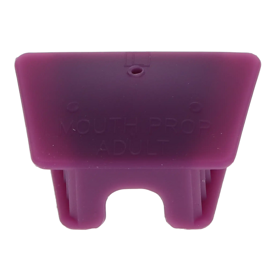Plasdent - Mouth Props Silicone Adult, Dk Purple, 2Pcs/Box