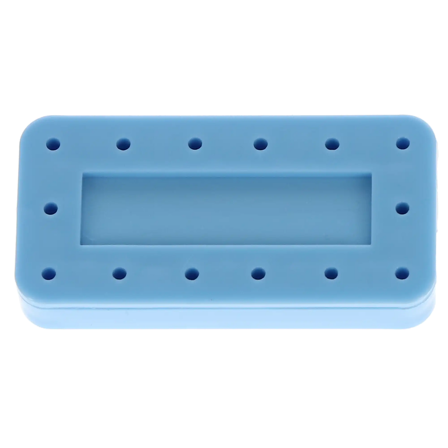 Plasdent - Rectangular Bur Block-Blue