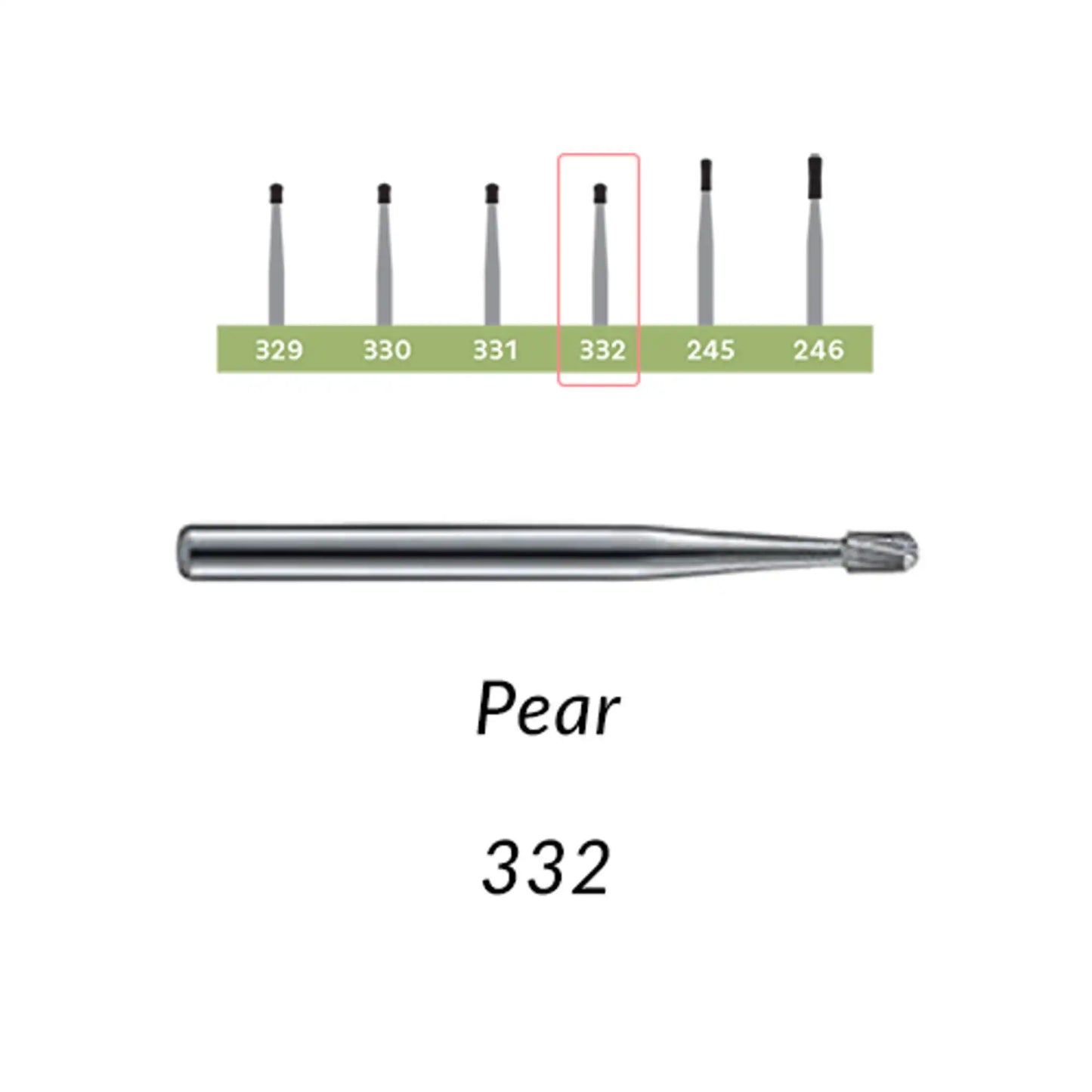 SS White - FG - 332 - 5/Pk - (15005)