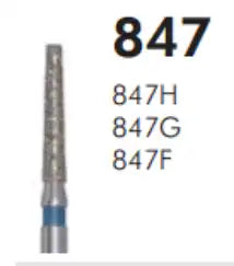 Meisinger - Diamonds FG Tapered Flat End Coarse 5/pk