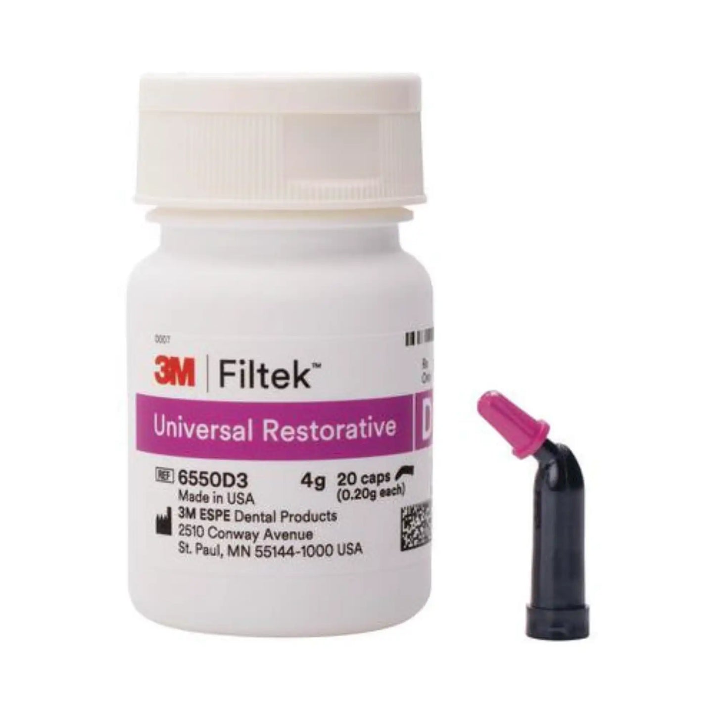Filtek Universal Capsules D3 0.2gm 20/Pk