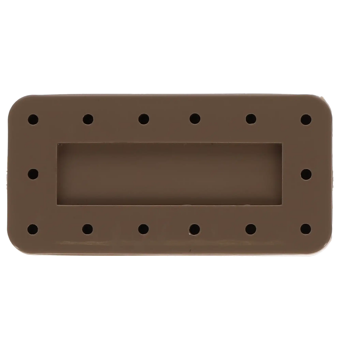 Plasdent - Rectangular Bur Block - Beige, Magnetic, 14 Burs Capacity, Dimension