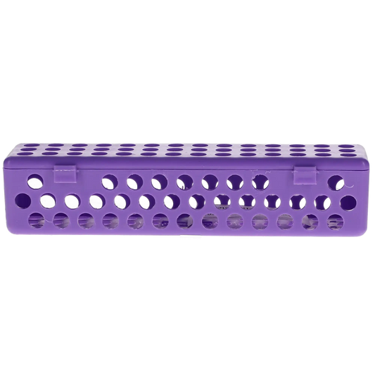 Plasdent - Instrument Steri Container - Neon Puple, 8" x 1-3/4" x 1-3/4"