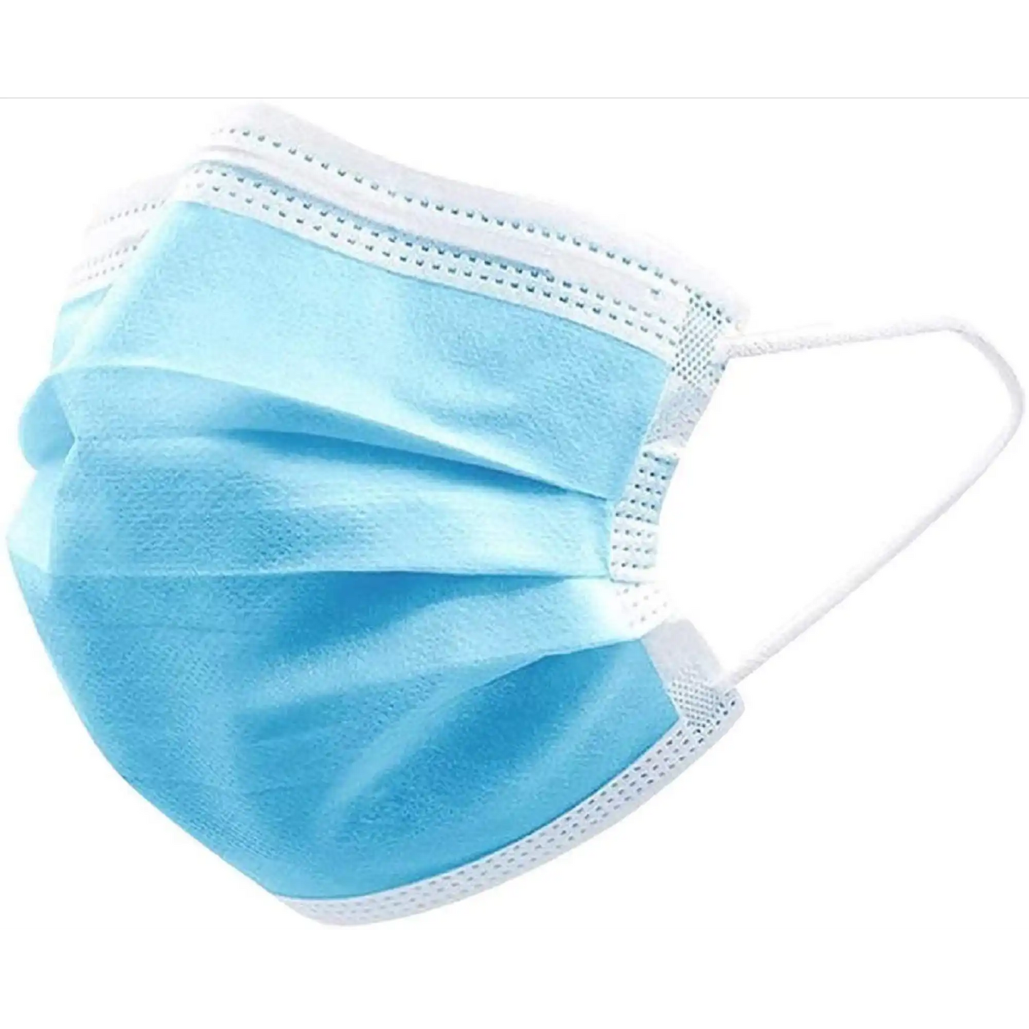 Crosstex - Advantage Blue Ear-Loop Face Mask, BFE > 98%, PFE = 99.2 at 0.1 micron, Fluid