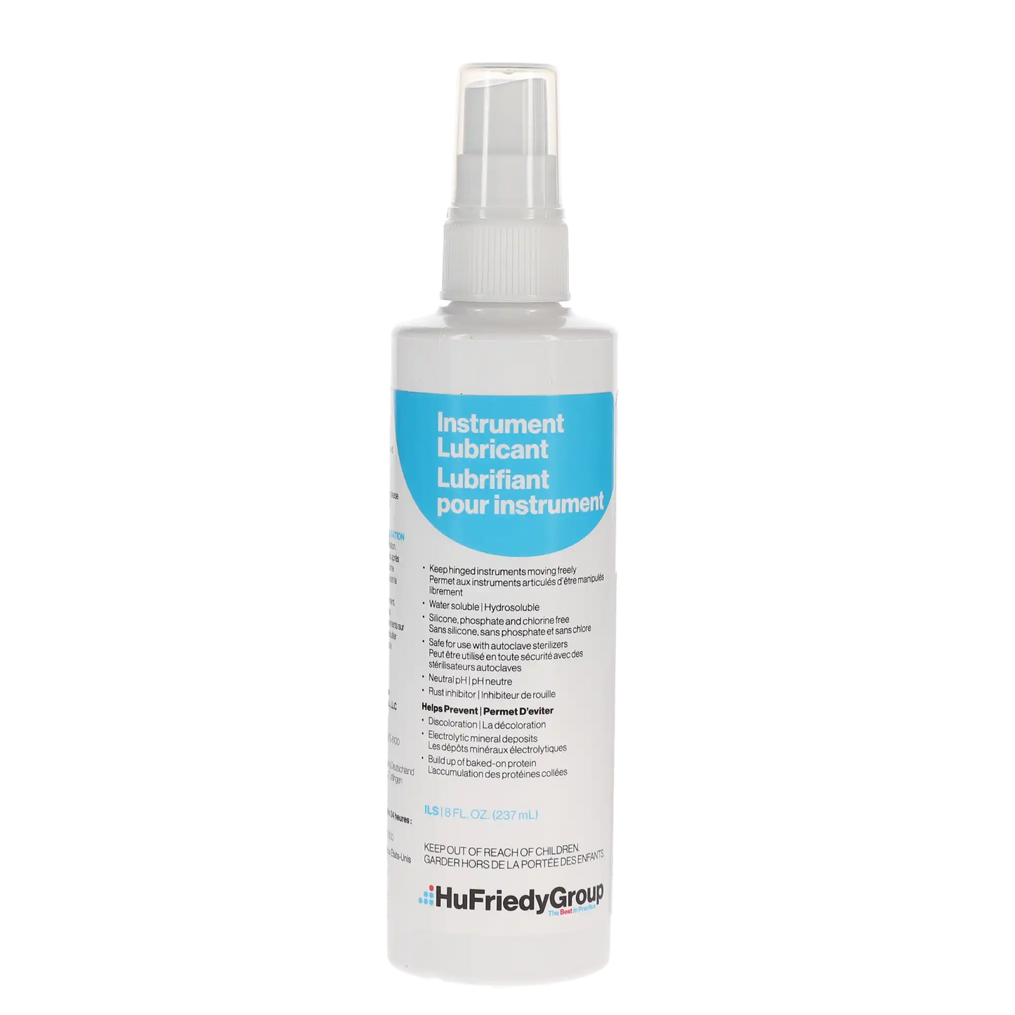 Hu-Friedy - Instrument Lubricant, 8 oz Pump Spray Bottle