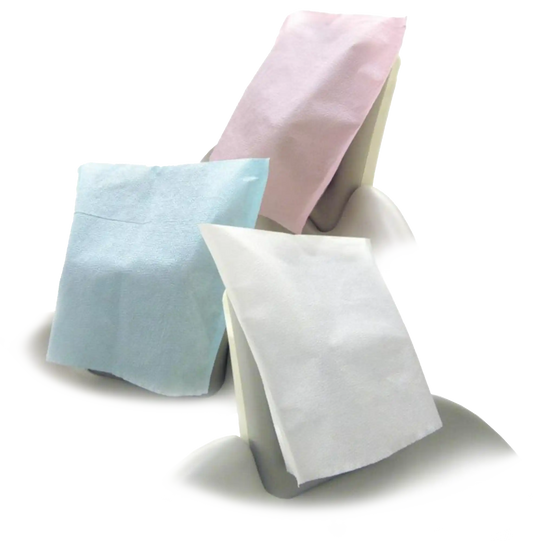 Medicom - Medicom 10" x 10" Lavender Tissue/Poly Head Rest Covers, Box of 500 Covers