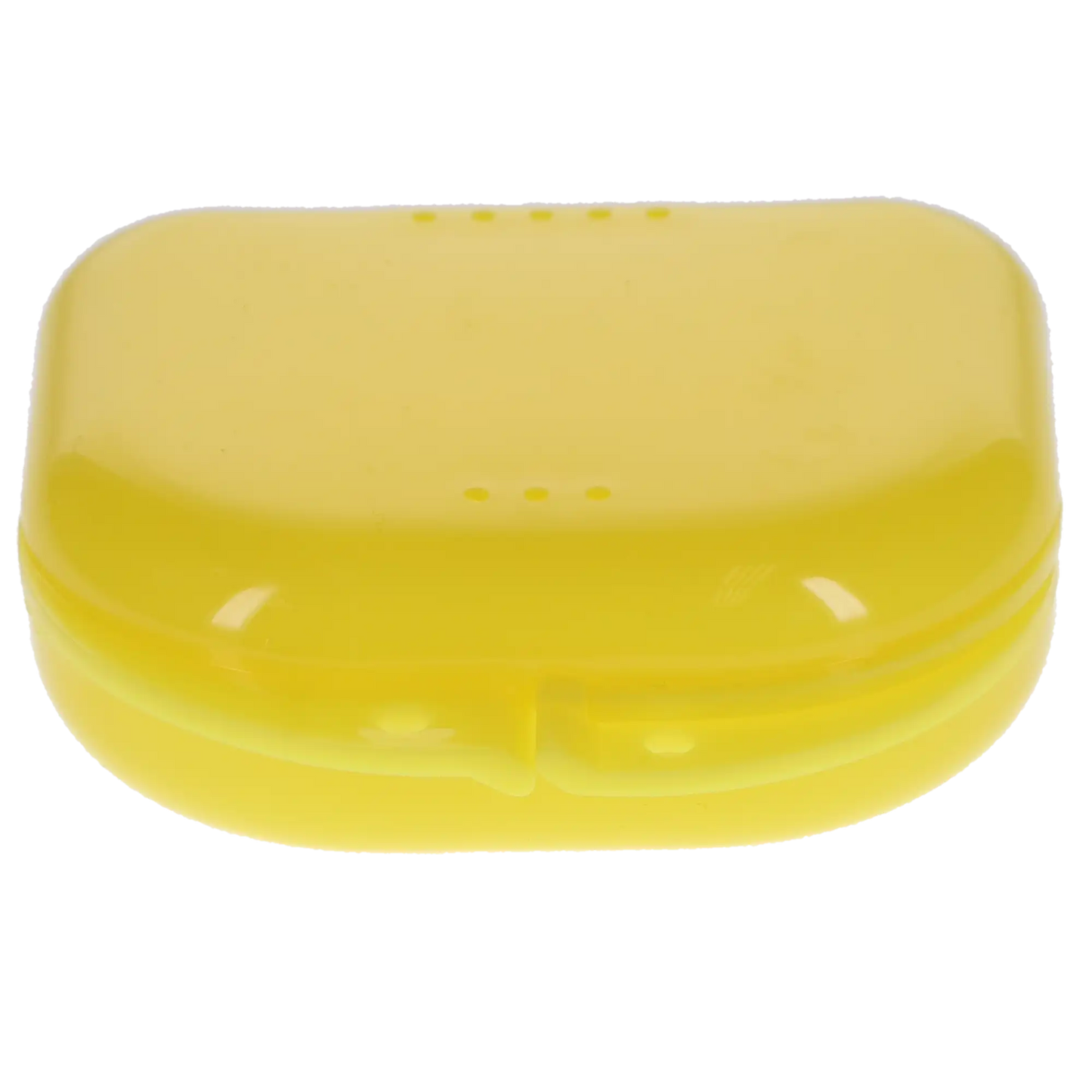 Plasdent - Chroma Retainer Box - Bright Yellow, 3-1/8"W x 3"L x 1"H, Package of 12 Boxes