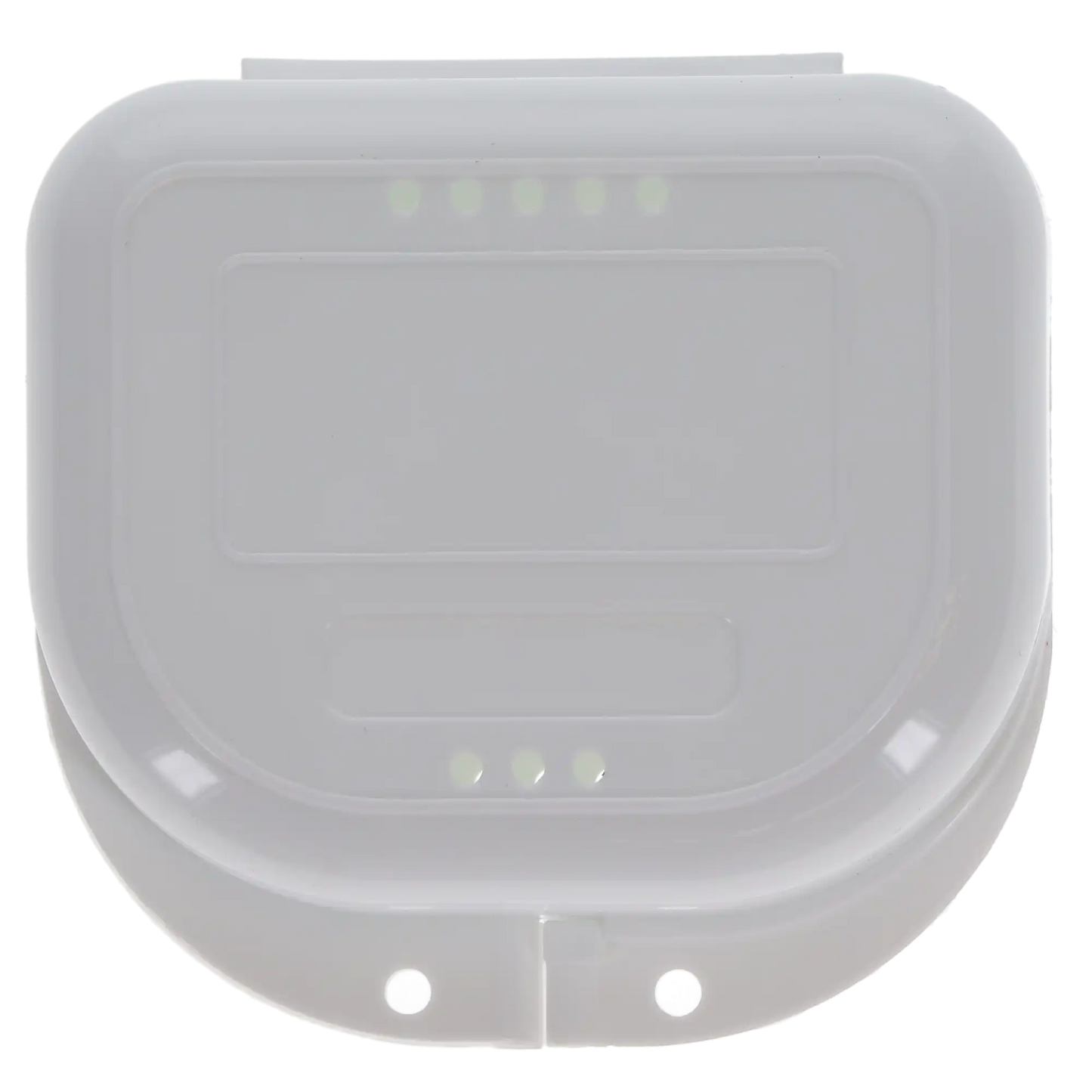 Plasdent - Chroma Retainer Box - White, 3-1/8"W x 3"L x 1"H, Package of 12 Boxes