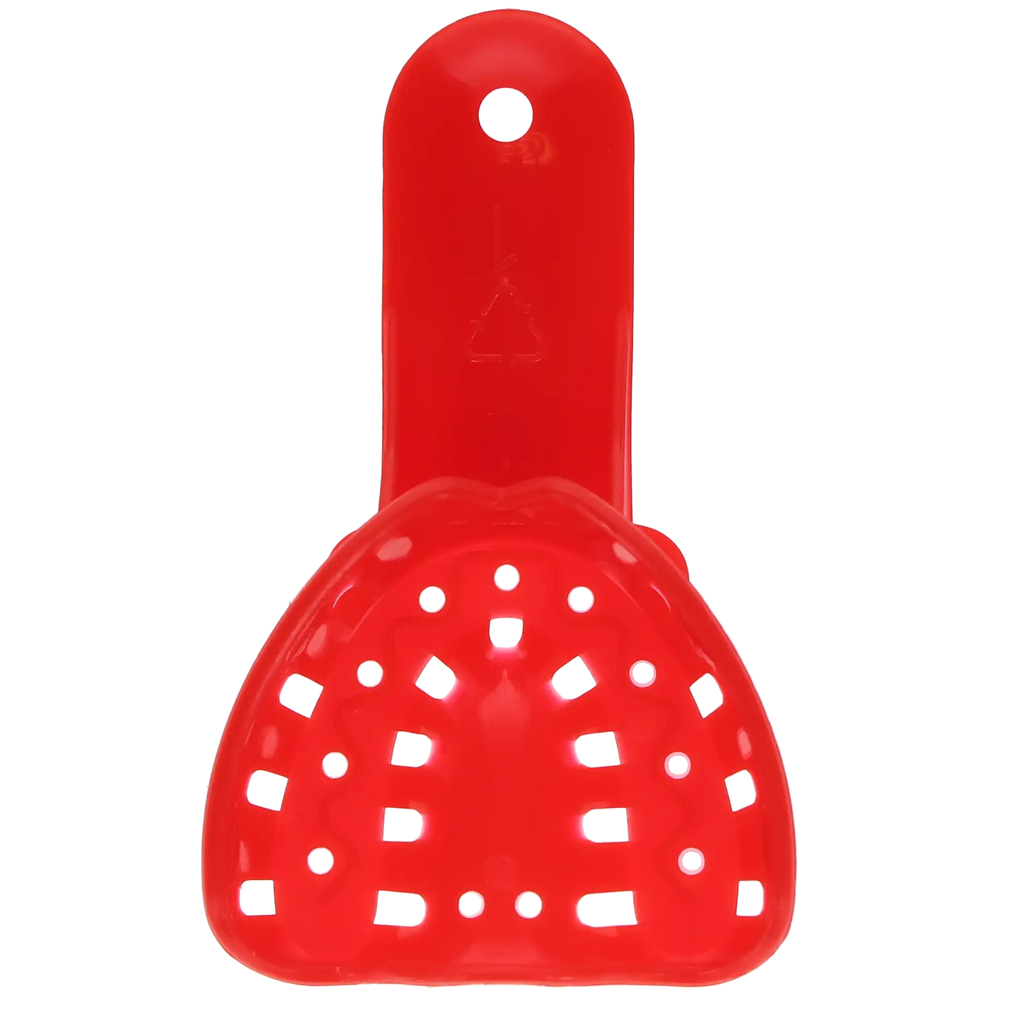 Plasdent - Excellent-Colors Ortho Impression Trays - Perforated #1 Pedo Small Upper Red