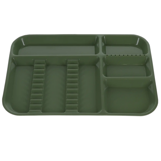 Plasdent - Set-up Tray Divided Size B (Ritter) - Green, Plastic, 13-1/2" X 9-5/8"