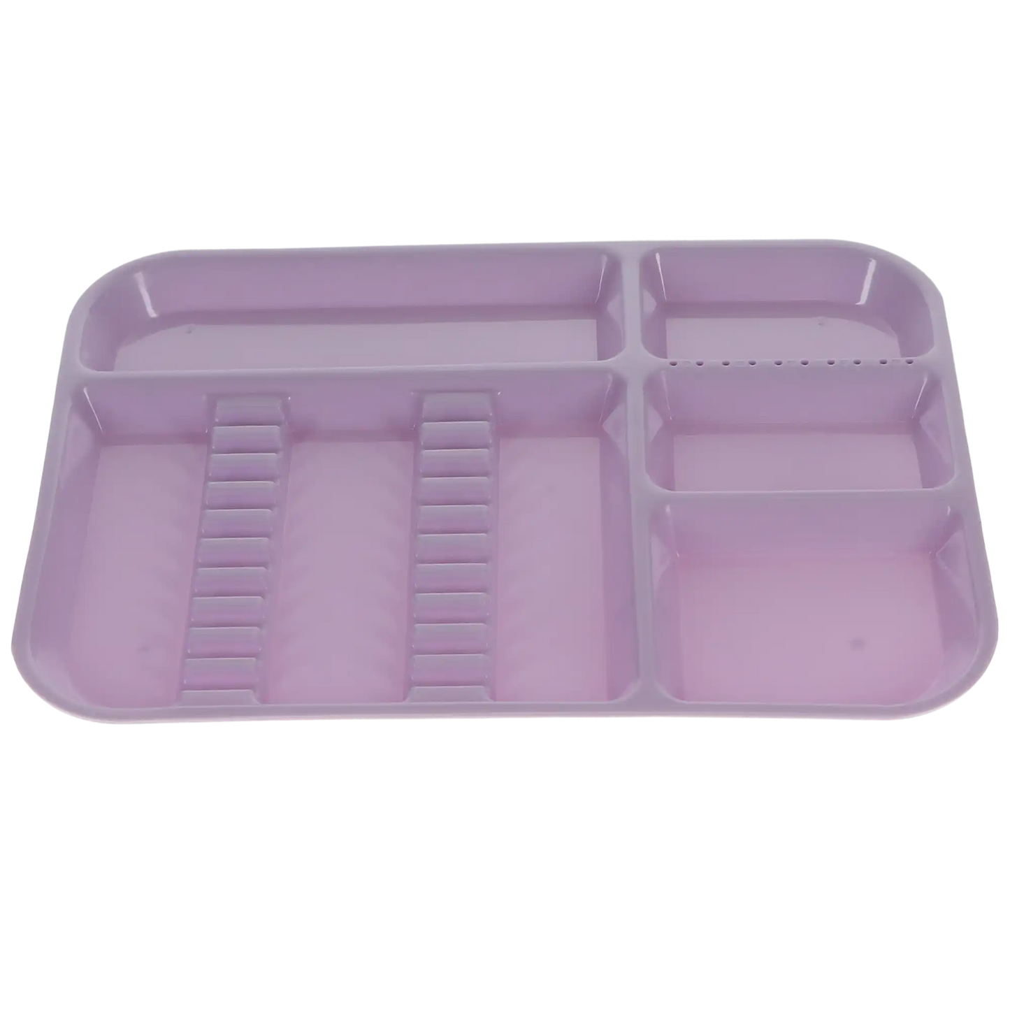 Plasdent - Set-up Tray Divided Size B (Ritter) - Pastel Lilac, Plastic, 13-1/2" X
