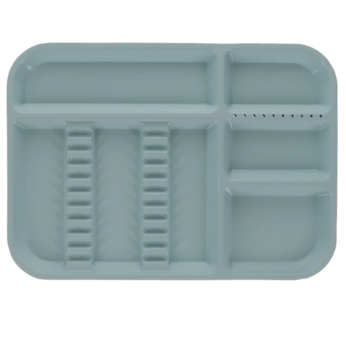 Plasdent - Set-up Tray Divided Size B (Ritter) - Pastel Sea Green, Plastic