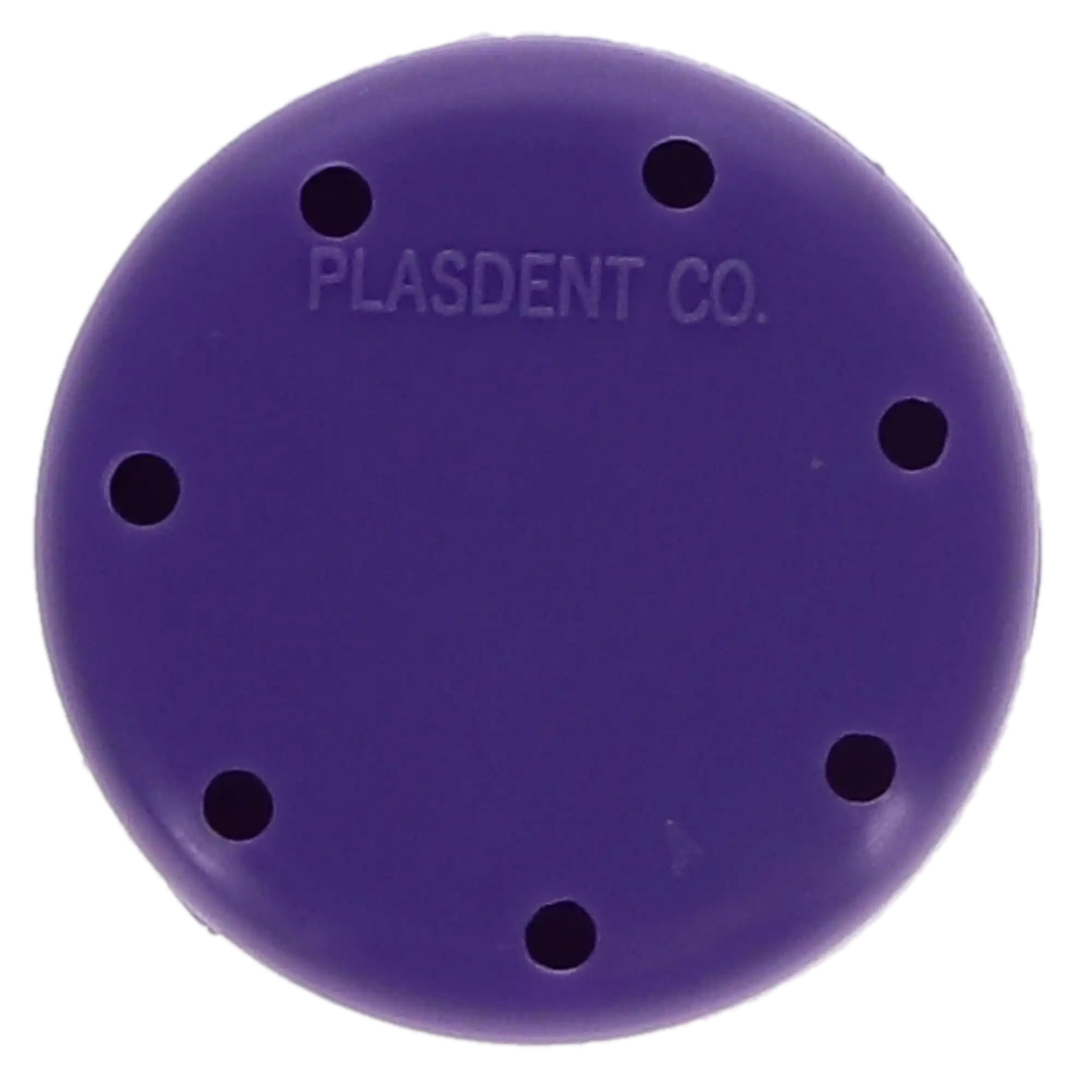 Plasdent - Small Round Bur Block - Neon Purple, Magnetic, 7 Burs Capacity