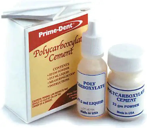 Prime-Dent - Polycarboxylate Cement Kit. Luting cement for final cementation