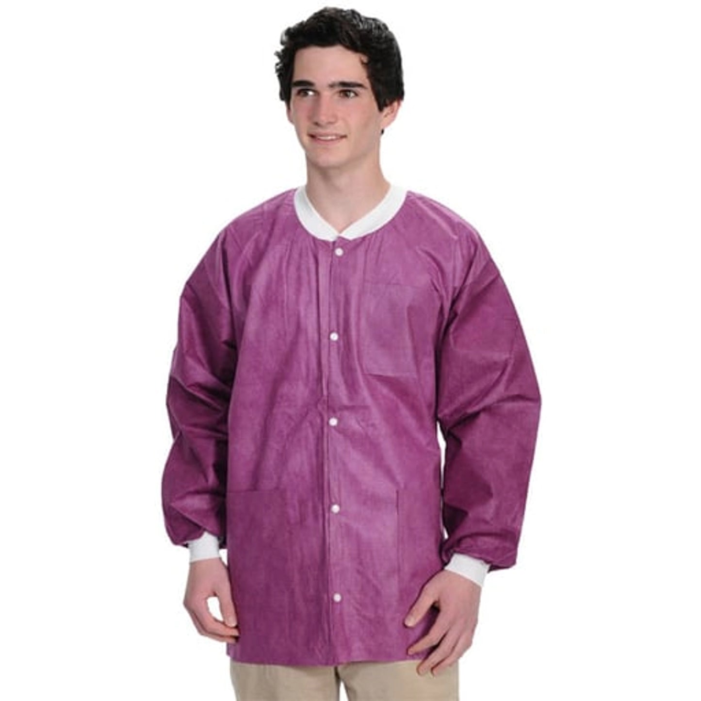 ValuMax - Extra-Safe Jacket - Cranberry Medium 10/Pk. Hip-Length, Light-Weight