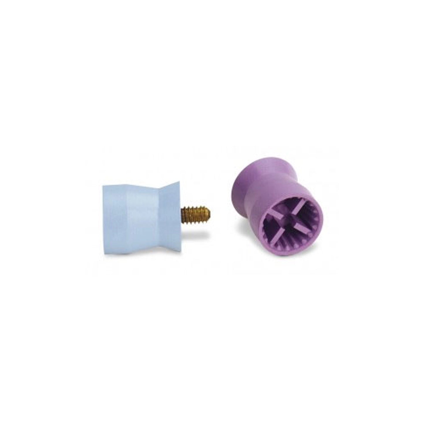 Young Webbed Screw Type Prophy Cup, Petite Latex Free, Soft, Purple, economy