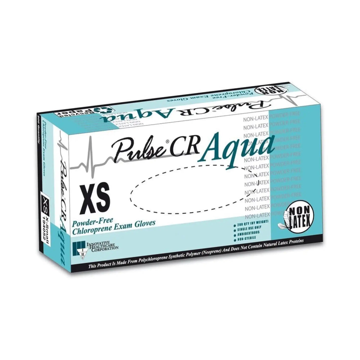 Innovation Healthcare - Pulse CR Polychloroprene Aqua Medium 200/Box
