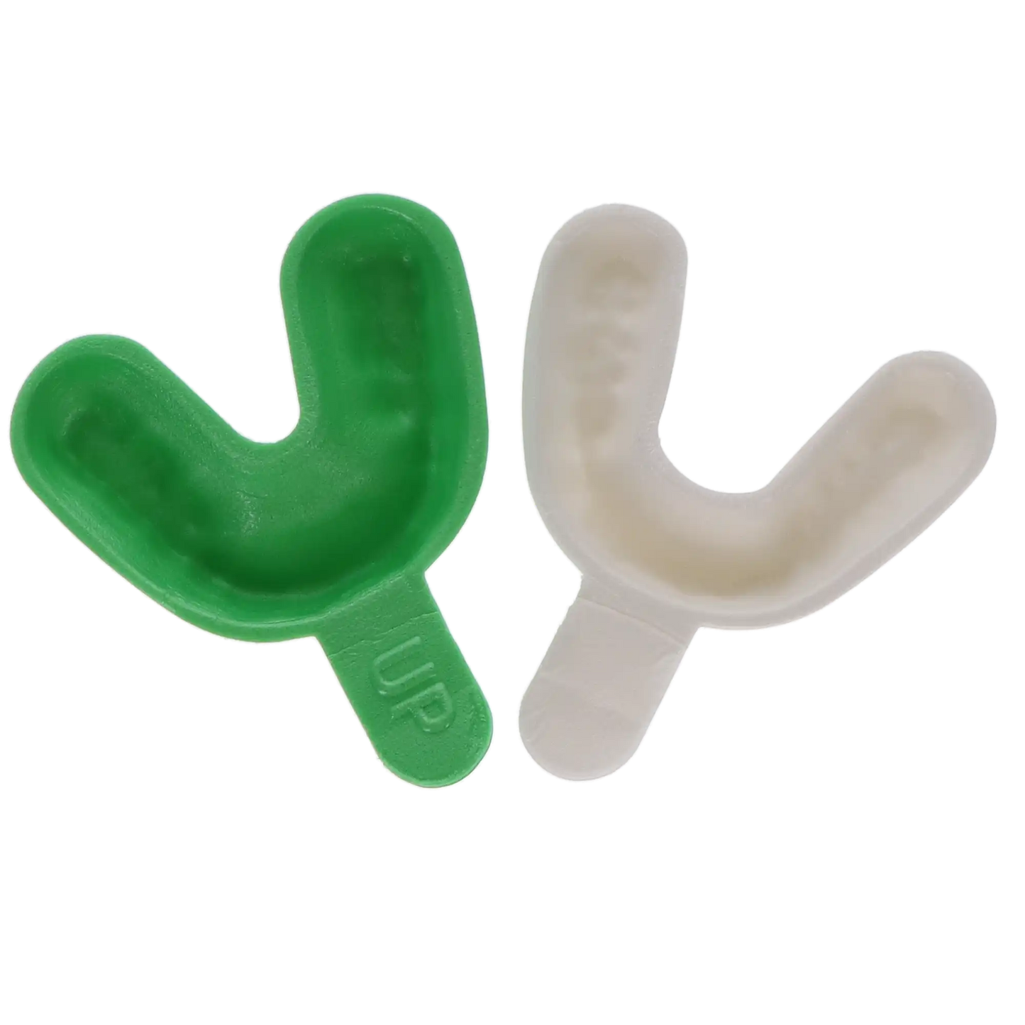 Fluoride Trays Single Medium Green 100/Pk