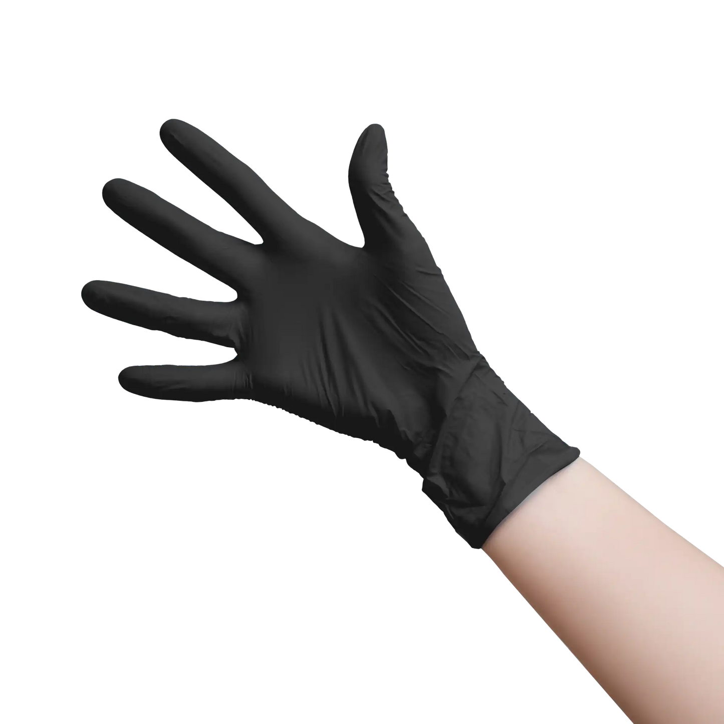 Aurelia Absolute Black Nitrile Gloves Medium 200/Box