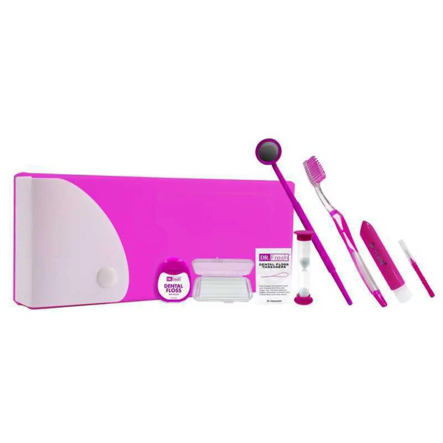 Dr. Fresh Ortho Kit Pencil Box 12/Pk. Kit includes a V-Trim toothbrush, travel