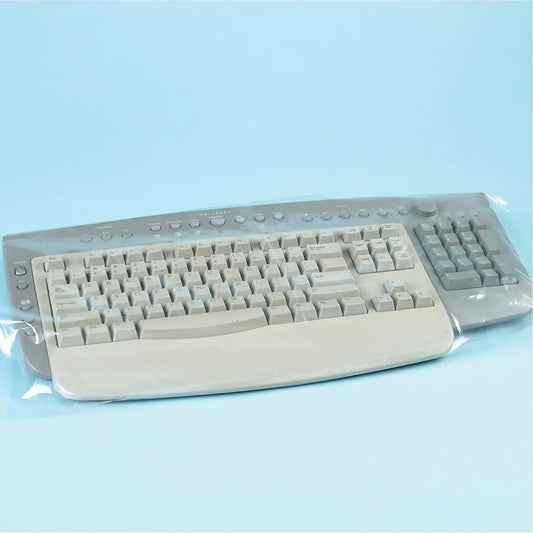 Plasdent - Small Keyboard Cover 12.5" x 8" 250/Bx. Clear plastic design protects