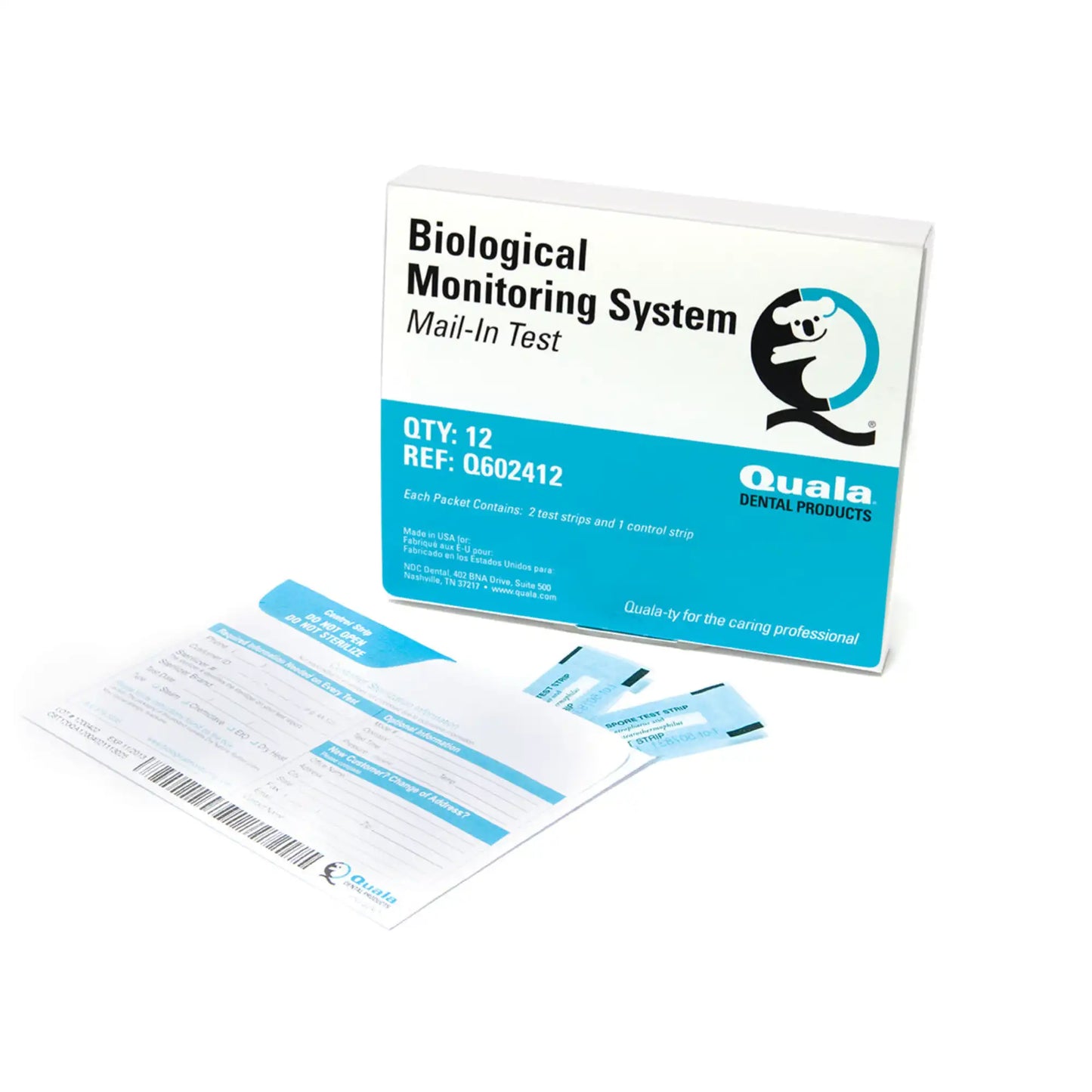 Quala - Biological Monitoring Test Strips 12 Tests/Bx