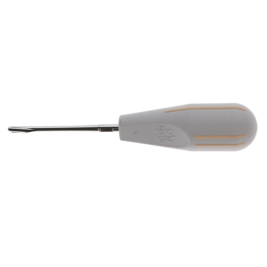 Directa - Luxator, 5 mm Straight Blade Tan Stripes. Indicated for interproximal use