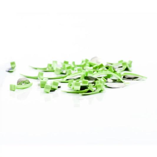 Directa - FenderMate Left Narrow, Light Green 100/Value Pack. Combines a pre-curved wedge