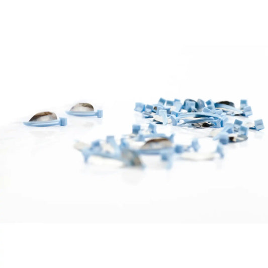 Directa - FenderMate Right Narrow, Light Blue 100/Value Pack. Combines a pre-curved wedge