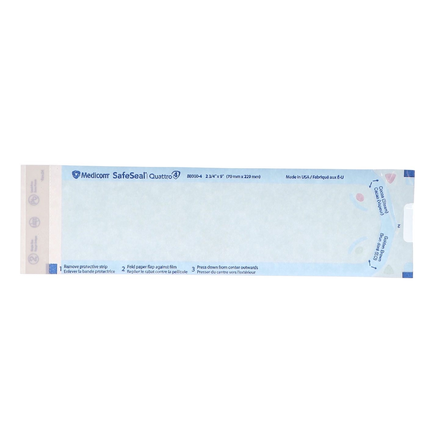 Medicom - SafeSeal - Duet Pouch - 2.75 x 9 - 200/Bx