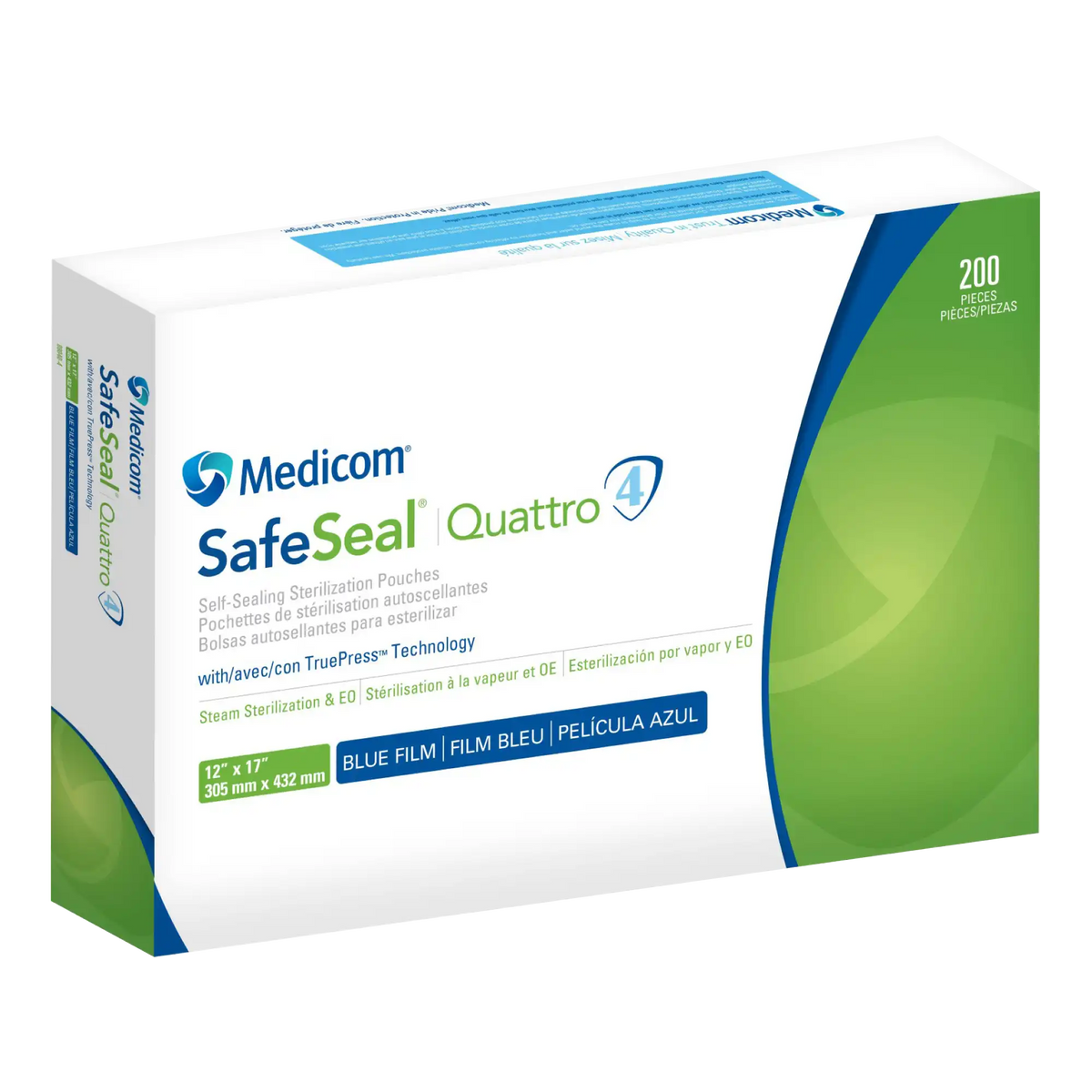 Medicom - SafeSeal Duet Pouch 12x17 200/Bx (88040)