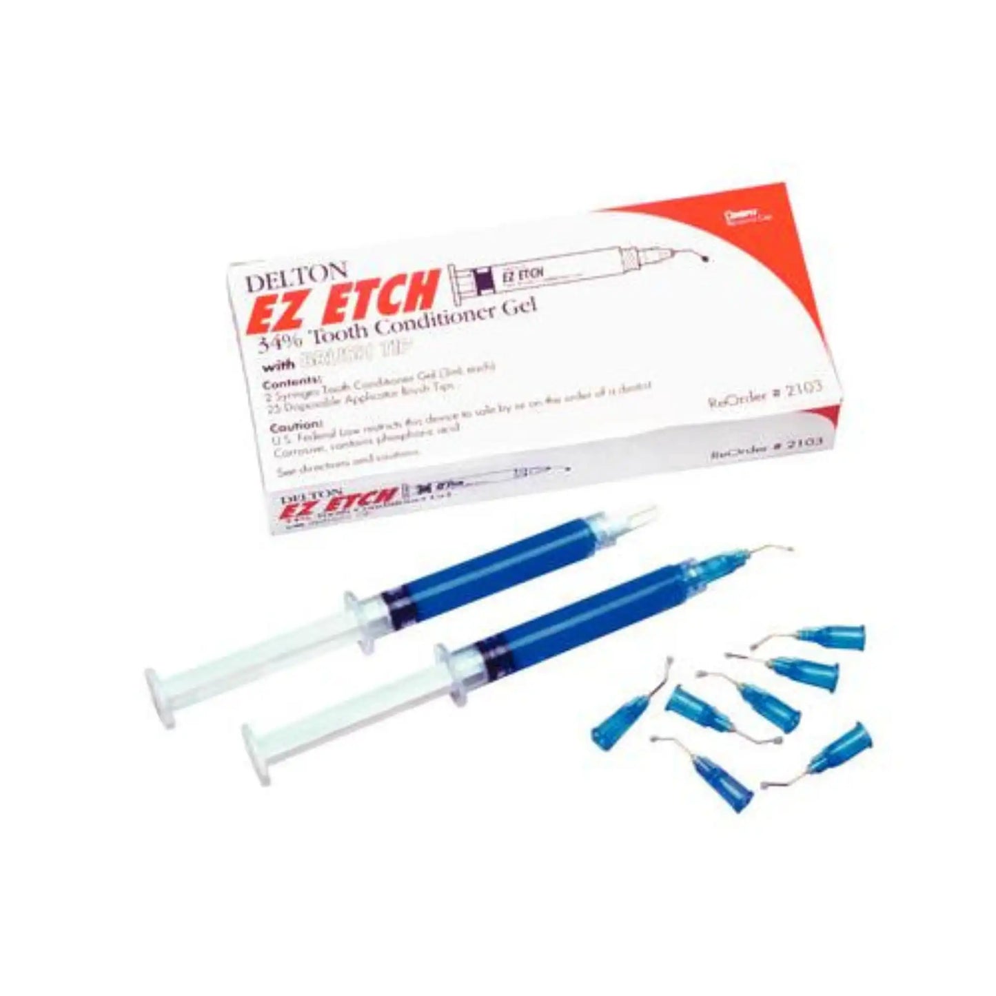 DELTON EZ Etch 3mL Syringes 2/Pk