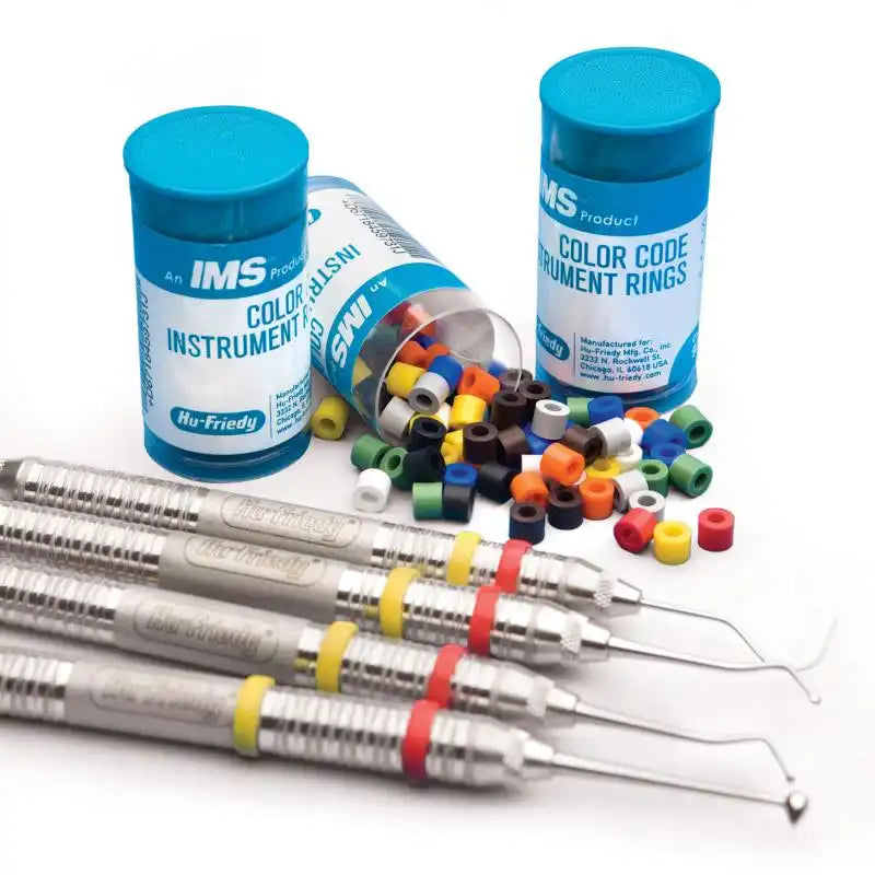 Hu-Friedy - Regular Color Code Instrument Rings Assorted 90/Pk