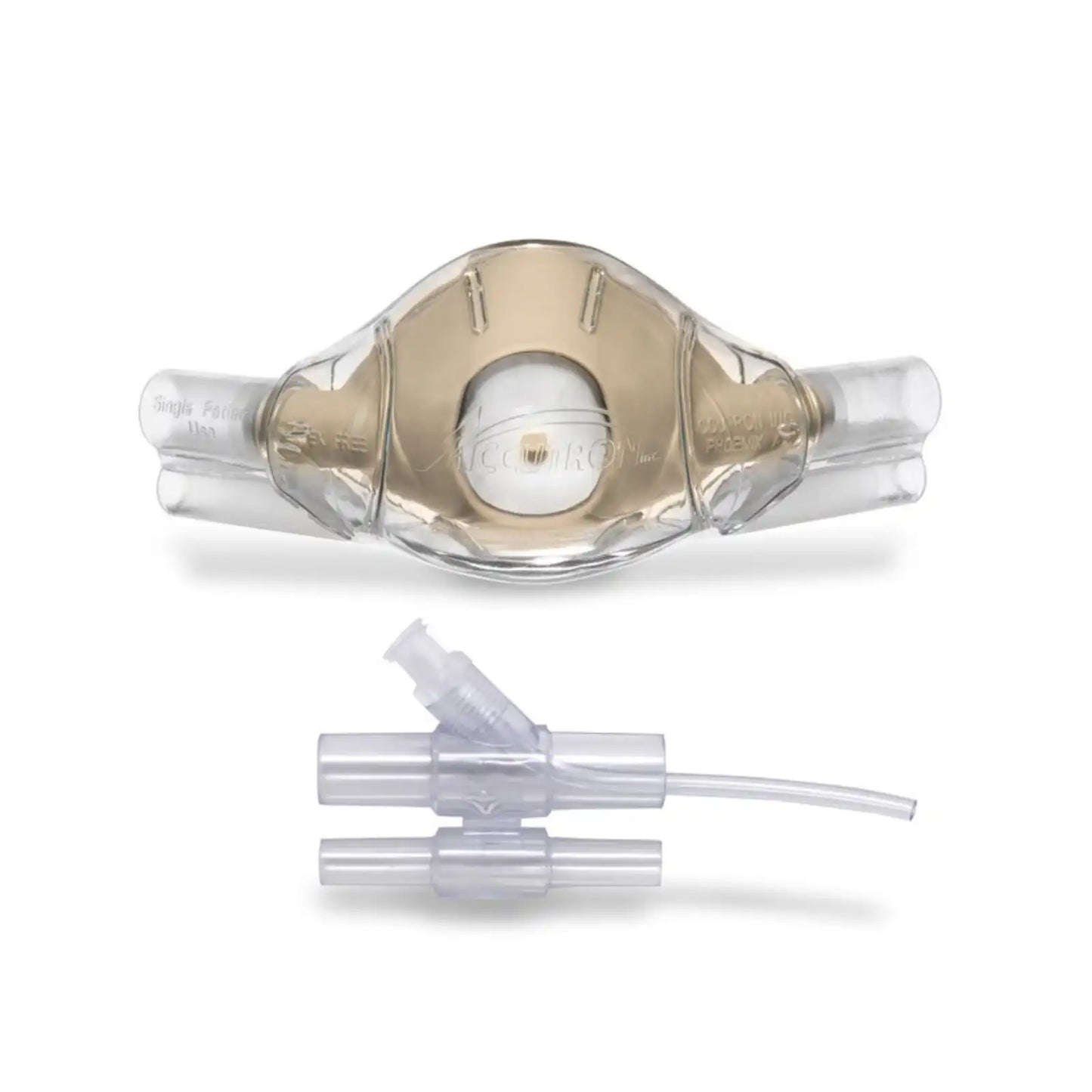 Accutron - ClearView Nasal Mask and Capnography Bundle Adult Unscented Grey 12/Pk