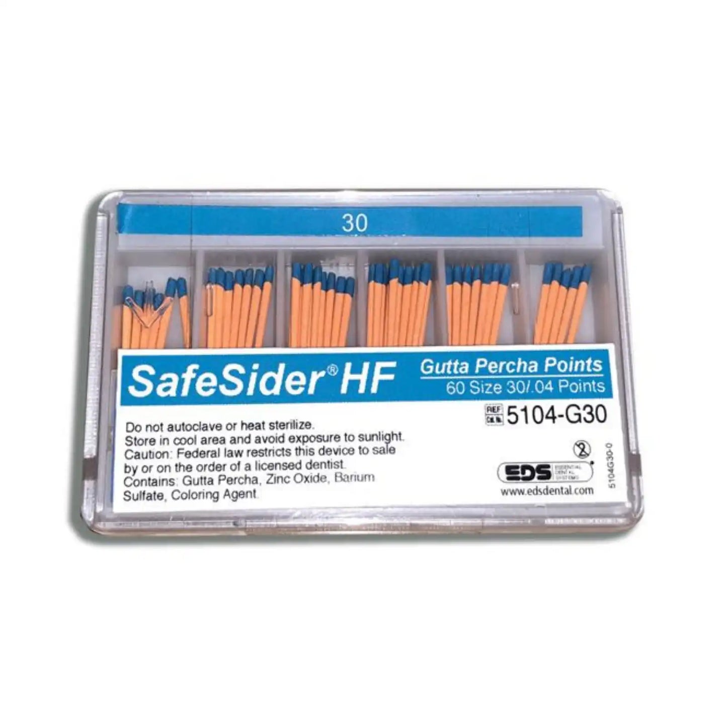 EDS - SafeSider HF Rotary Gutta Percha Points 30mm #04 60/Pk