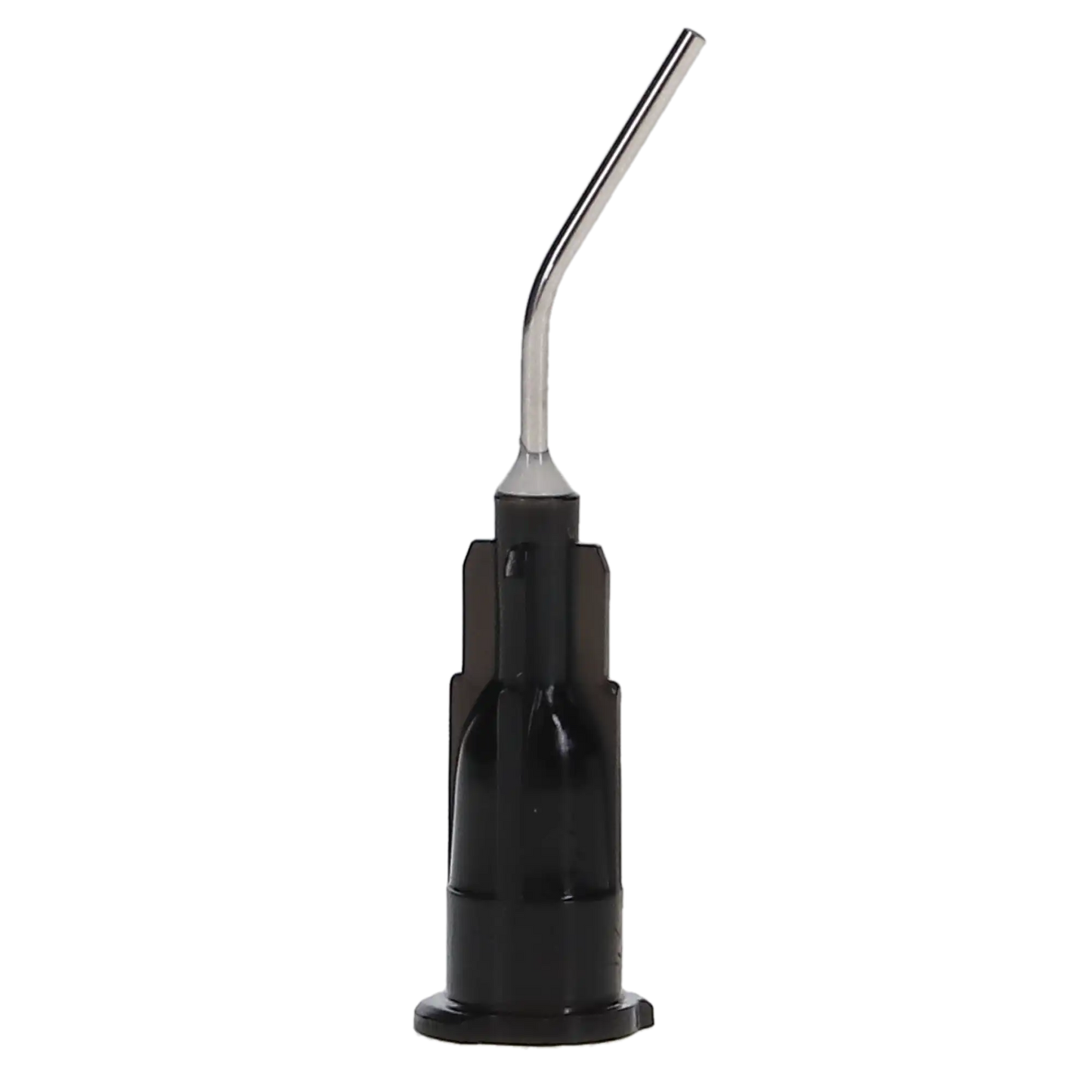 Plasdent - 20 ga Pre-Bent Luer Lock Dispensing Tips, Black 100/Bag
