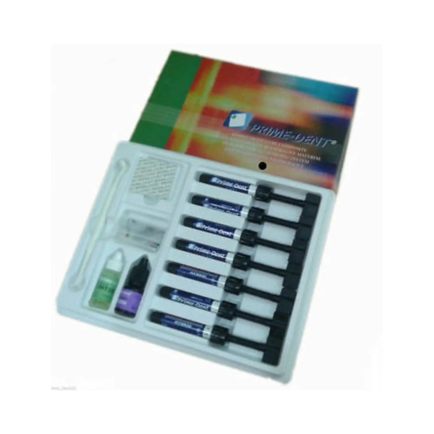 Prime-Dent - Light Cure Hybrid Dental Resin Composite 7 Syringe Kit