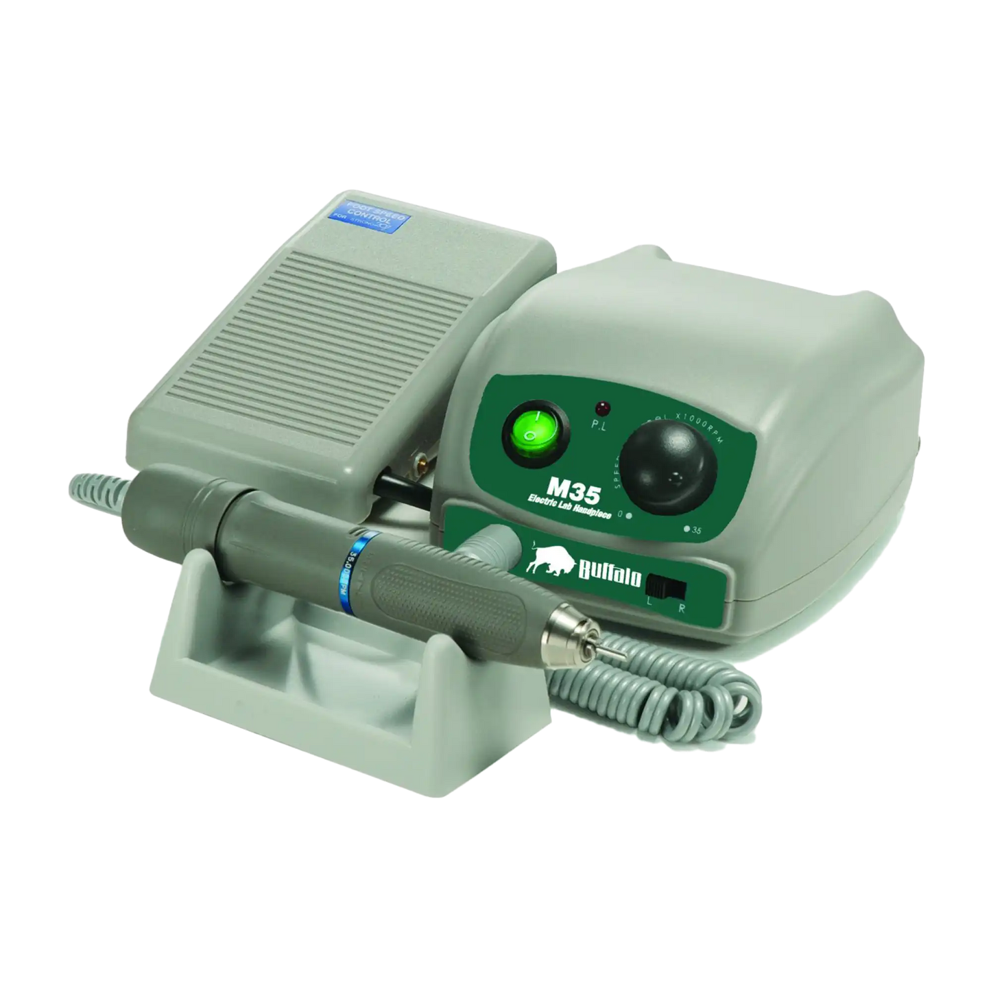 Buffalo - M35 Electric Handpiece System, 120V/220V AC (Console+MG Gray HP+FC)