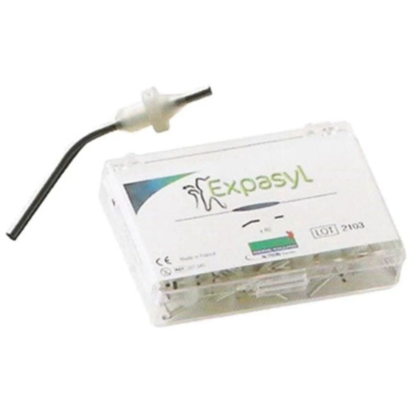 Expasyl Pre-Bent Cannulas, 100/Pk. Curved Application Tips