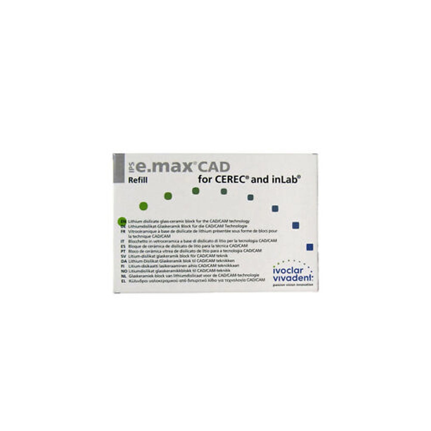 Ivoclar - IPS e.max CAD CEREC/inLab HT B1 I12/5