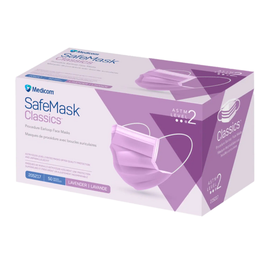 Medicom - SafeMask Classics Earloop Masks L2 50/Box Lavender